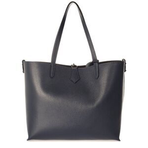 Italian Leather Shoulder Bag, Blue